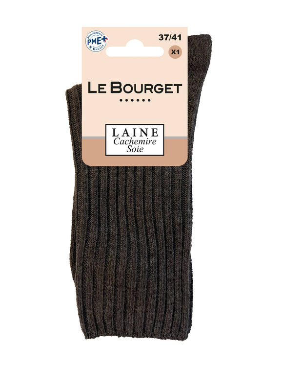 Chaussettes modal avec cachemire et soie (marron glacé) Chaussettes modal avec cachemire et soie (marron glacé)